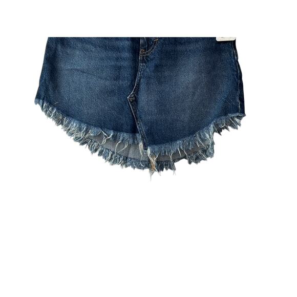 We The Free By Free People Bailey Denim Skirt Medium Wash Size 24 New - Picture 3 of 6
